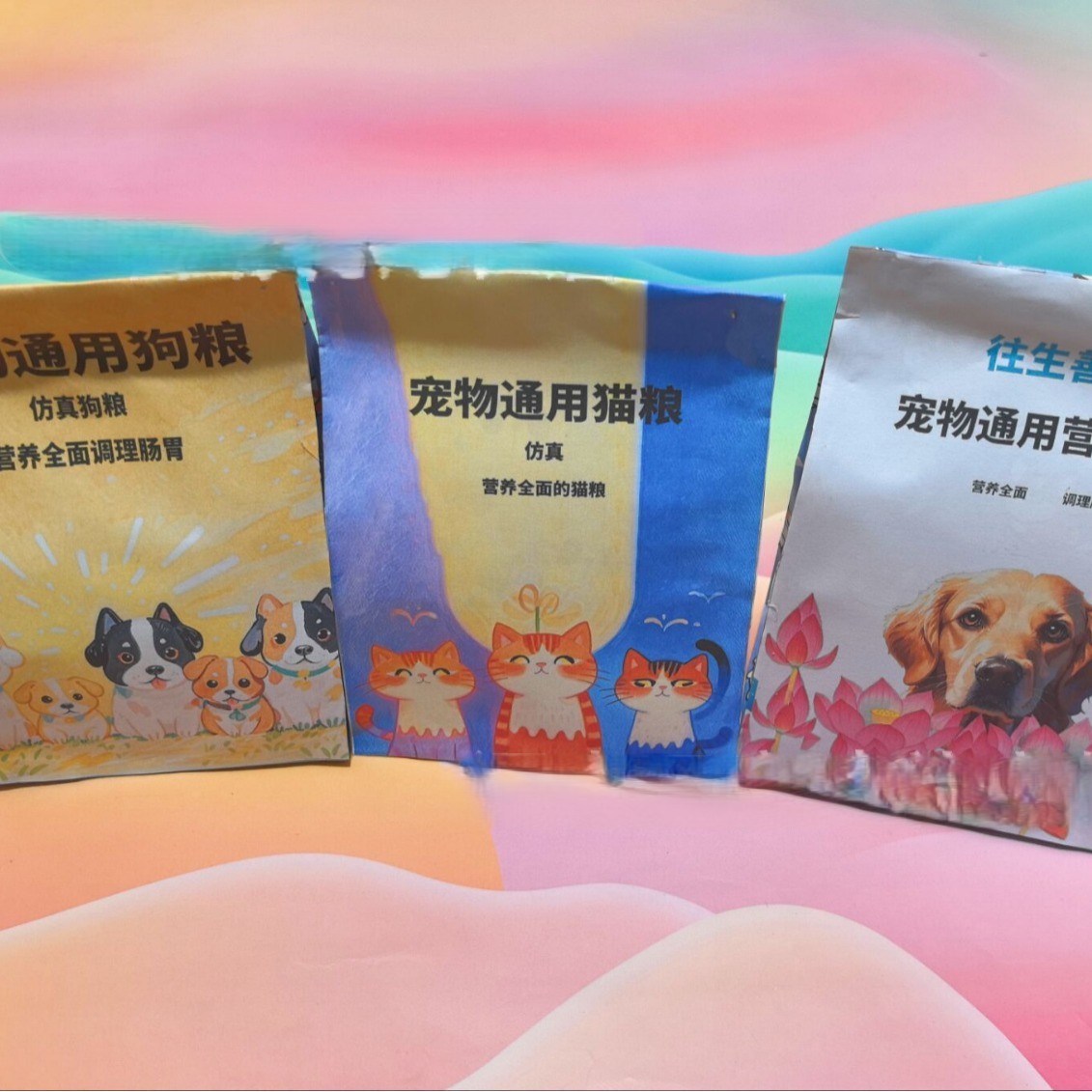 寵物獻祭焚燒模擬貓糧狗糧